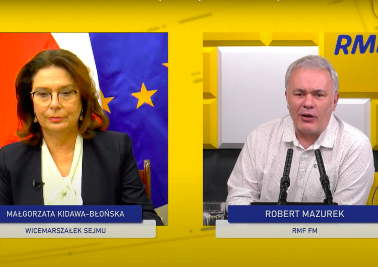  Mazurek wytknął Kidawie-Błońskiej, że PO obecnie broni Banasia. Przypomniał jej słowa Budki [WIDEO]