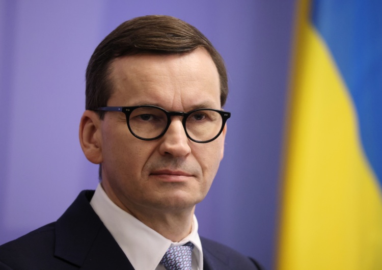  Morawiecki na Ukrainie: „Jestem tutaj, by zamanifestować jedność Polski z państwem ukraińskim”