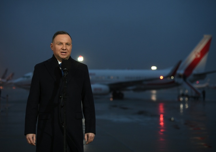 „Nic o nas bez nas”. Prezydent Duda przybył do Berlina na spotkanie Trójkąta Weimarskiego