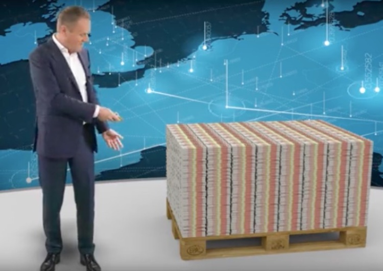  „Na tej palecie jest 18 mln euro (...) To są idioci”. Tusk publikuje nowe nagranie [WIDEO]