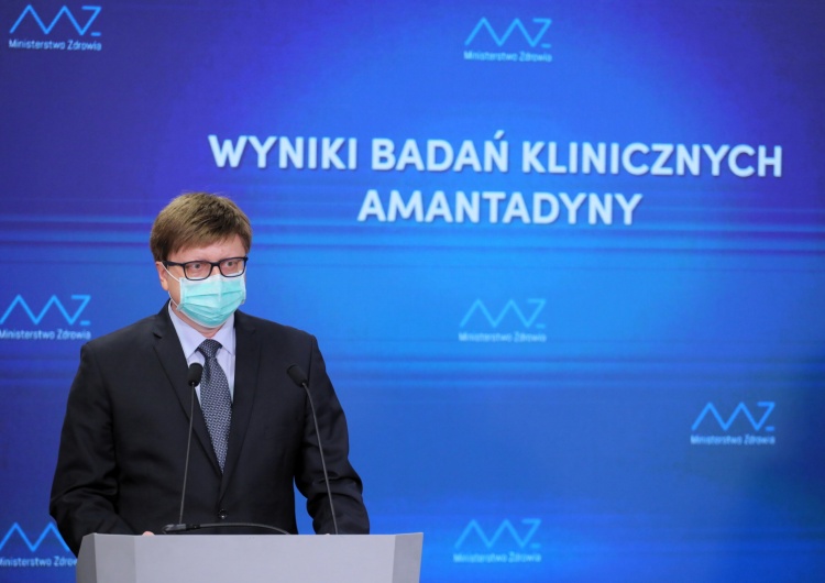 Konferencja ws. amantadyny, na zdjęciu prof. Adam Barczyk „Wyniki są jednoznaczne”. Ministerstwo Zdrowia zaprezentowało wyniki badań klinicznych ws. amantadyny