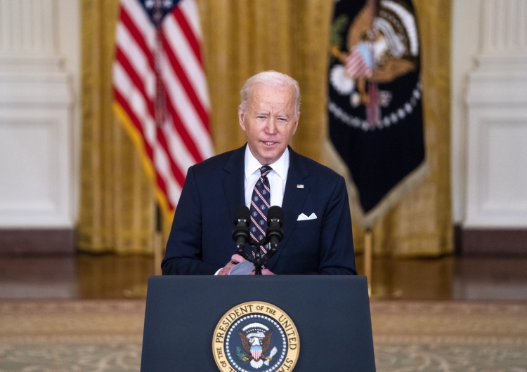 Prezydent USA Joe Biden Biały Dom ogłosił sankcje na Nord Stream 2 AG, operatora NS 2
