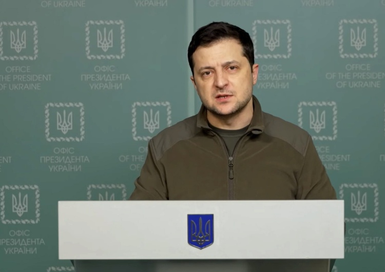 Wołodymyr Zełenski Zełenski: Jestem otwarty na rozmowy pokojowe z Rosją, ale nie na Białorusi