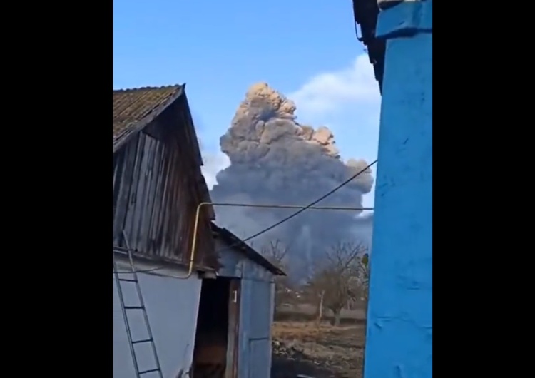 wybuch bomby próżniowej na Ukrainie? Straszne. Rosja miała użyć na Ukrainie bomby próżniowej [VIDEO]
