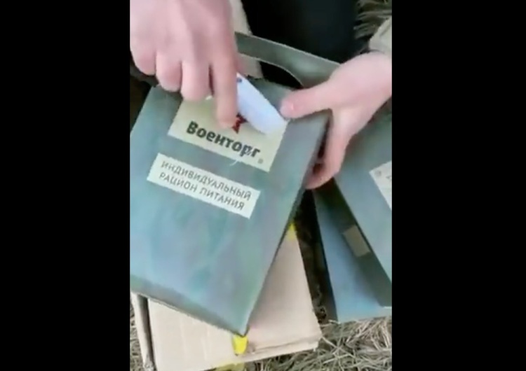  Rosja karmi swoje wojsko przeterminowaną o lata żywnością? Ukraińskie MSW publikuje nagranie [WIDEO]