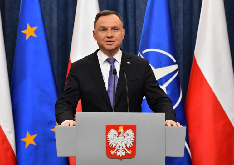 Prezydent Andrzej Duda Orędzie prezydenta Andrzeja Dudy. „Ataki rosyjskie noszą znamiona ludobójstwa”
