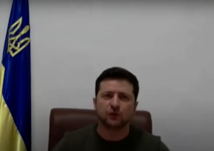 Wołodymyr Zelenski „W tydzień złamaliśmy plany wroga, które były przygotowywane latami”. Prezydent Zełenski zwrócił się do rosyjskich żołnierzy