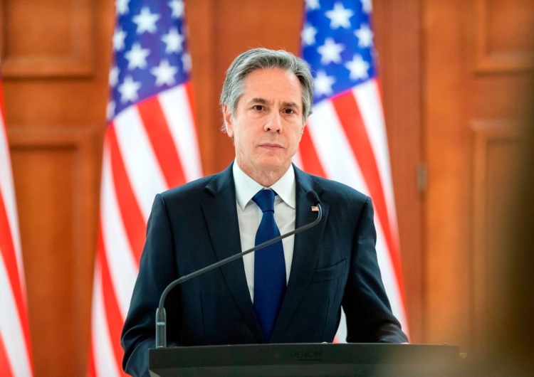 Sekretarz stanu USA Antony Blinken Blinken: USA dały „zielone światło” państwom NATO ws. dostarczenia samolotów Ukrainie