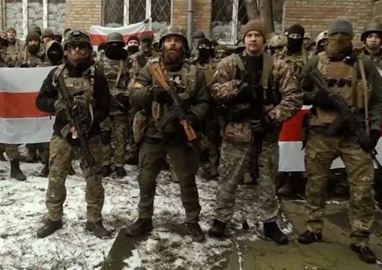  [wideo] „Żywie Biełaruś!” Białorusini utworzyli batalion obrony Kijowa