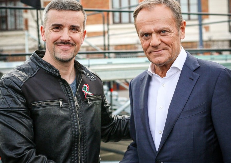 Donald Tusk i Peter Jakab Kpina z Donalda Tuska. „Jak spotykasz się z liderami jakiejś partii, to wybierz taką, której nie trzeba edytować konta w Wikipedii”