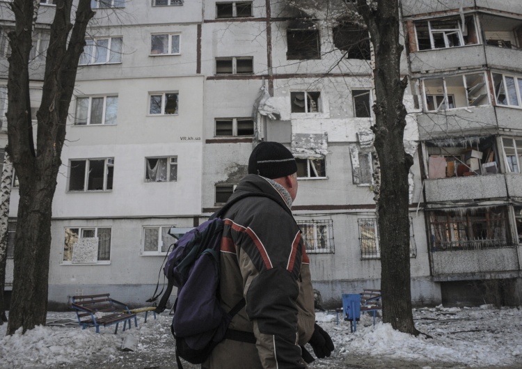 Charków, Ukraina, 17 marca 2022 r. OSW: Pod koniec trzeciego tygodnia wojny sytuacja w rejonach walk ustabilizowała się