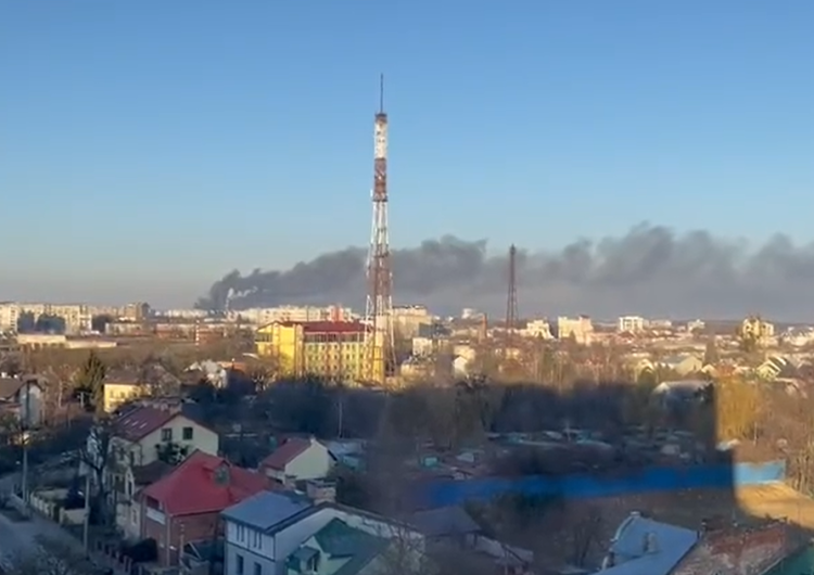 Zaatakowany Lwów Atak rakietowy na Lwów [wideo]