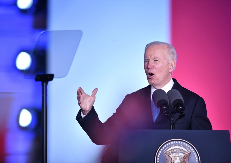 Joe Biden Fala komentarzy po stwierdzeniu Bidena, że Putin powinien odejść