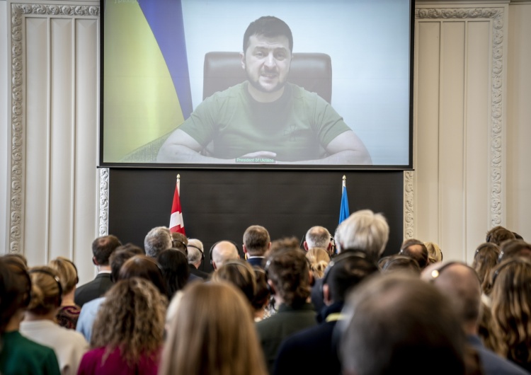 Przemówienie Wołodymyra Zełeńskiego w duńskim parlamencie Prezydent Zełenski: Brutalność Rosji osiągnęła wyższy poziom niż podczas II wojny światowej
