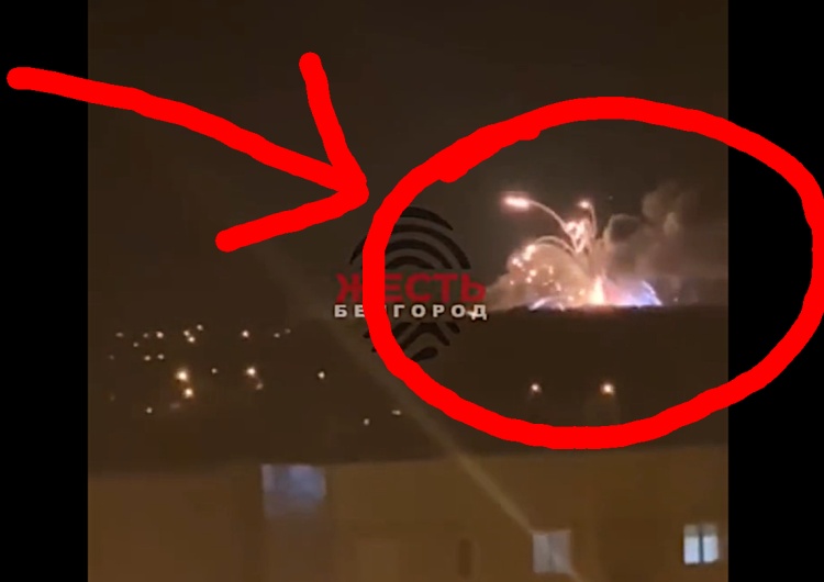 Eksplozja w rosyjskim składzie amunicji w obwodzie biełgorodzkim Skład amunicji w Rosji wyleciał w powietrze. Ukraińcy: To my [WIDEO]