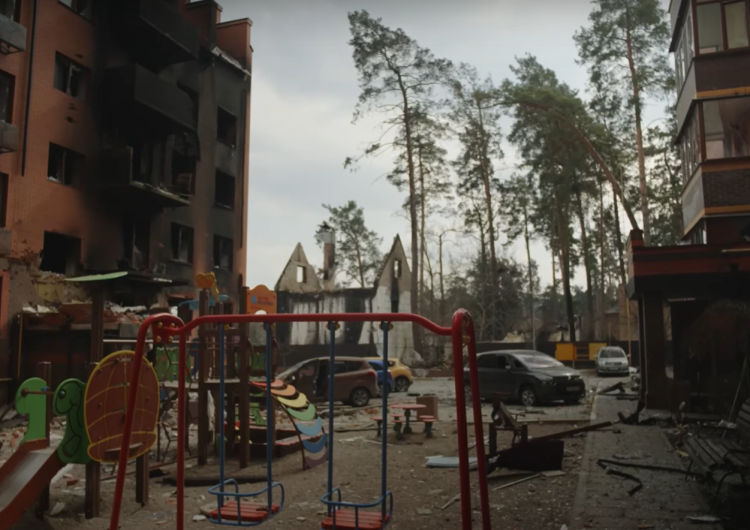 Irpin [wideo] „Apokaliptyczna pustynia”. Wstrząsające nagrania z odbitego przez Ukraińców Irpinia