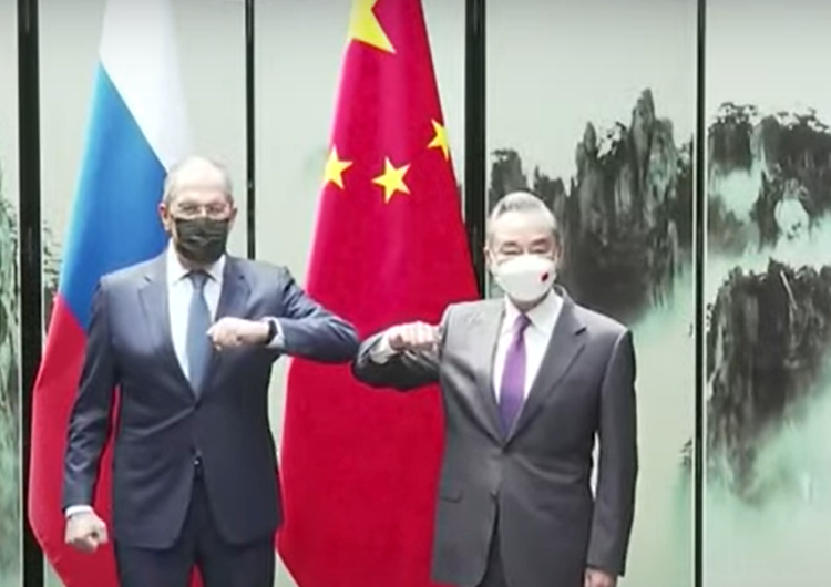Siergiej Ławrow i Wang Yi Szefowie dyplomacji Rosji i Chin