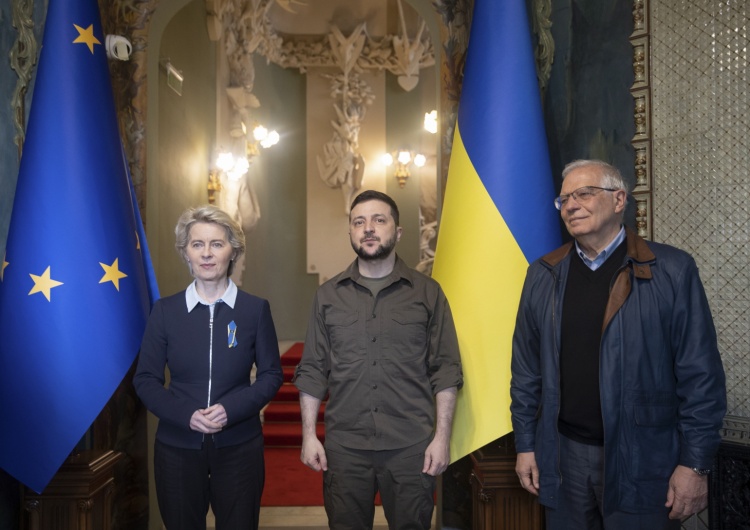 Von der Leyen w Kijowie: Dziś zrobiliśmy pierwszy krok do członkostwa Ukrainy w Unii Europejskiej