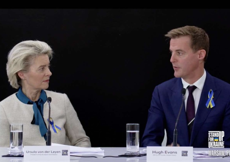  Zaskakujące słowa na konferencji dla Ukrainy w Warszawie. „Widzieliśmy podwójne standardy, podział rasowy” [WIDEO]
