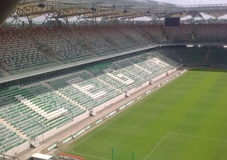 stadion Legii Warszawa Putin na stryczku.