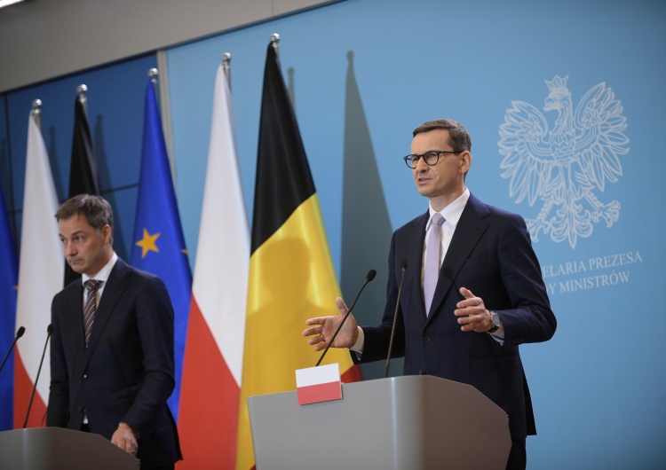 Mateusz Morawiecki i premier Belgii, Alexander De Croo Jak oceniamy działania rządu w sytuacji wojny na Ukrainie? [sondaż]