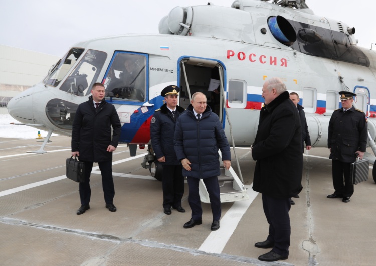 Putin i Łukaszenka Władimir Putin: „Starcia z Ukrainą nie dało się uniknąć”