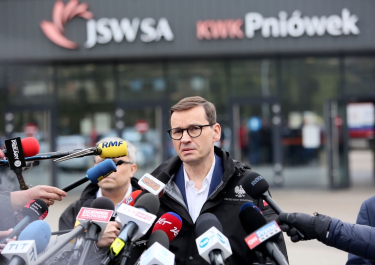 Mateusz Morawiecki Tragedia w kopalni Pniówek. „Słowa grzęzną w gardle”. Premier przekazał najnowsze informacje
