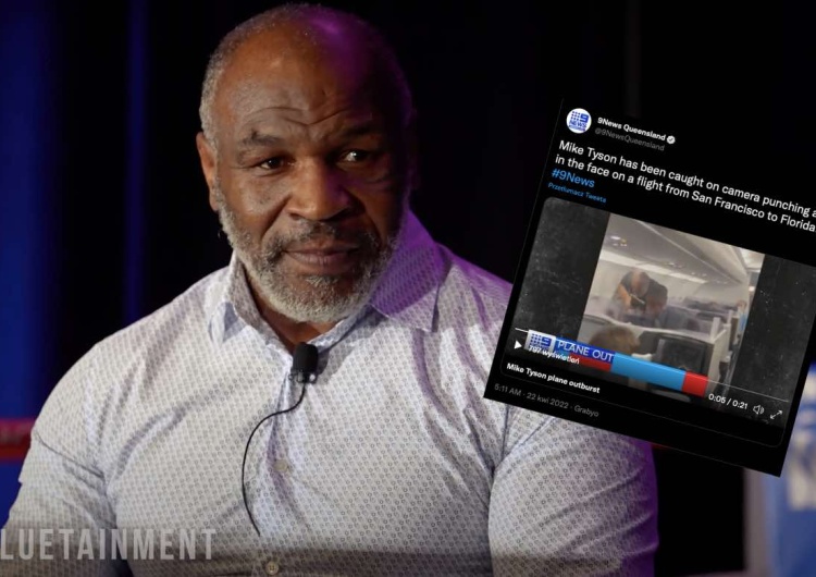 Mike Tyson pobił mężczyznę w samolocie. Do sieci wyciekło nagranie [WIDEO]