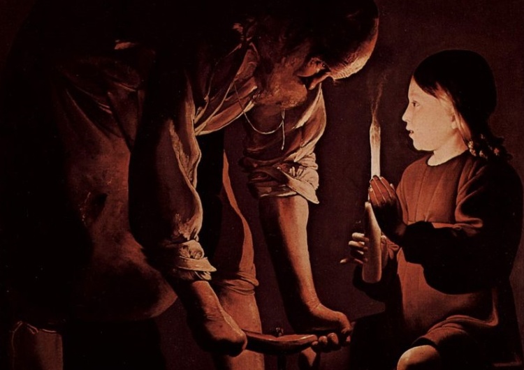 św. Józef. Georges de la Tour 1 maja