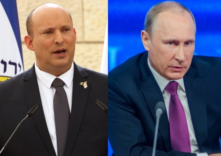 Naftali Bennett / Władimir Putin Putin przeprosił izraelskiego premiera za słowa Ławrowa. „Przyjął przeprosiny i podziękował”