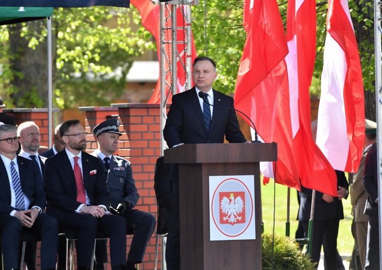  Prezydent podziękował Straży Granicznej za służbę. 