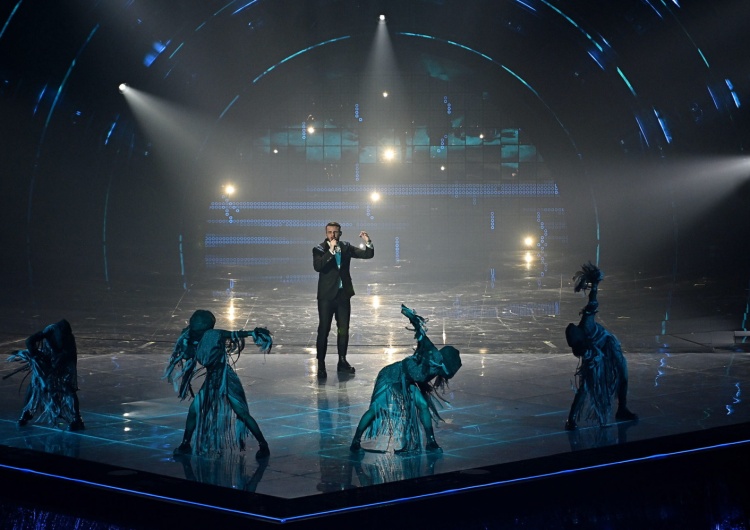Krystian Ochman podczas finału Konkursu Eurowizji Ukraińcy wściekli po tym jak ukraińskie jury dało polskiemu wykonawcy 0 pkt. 