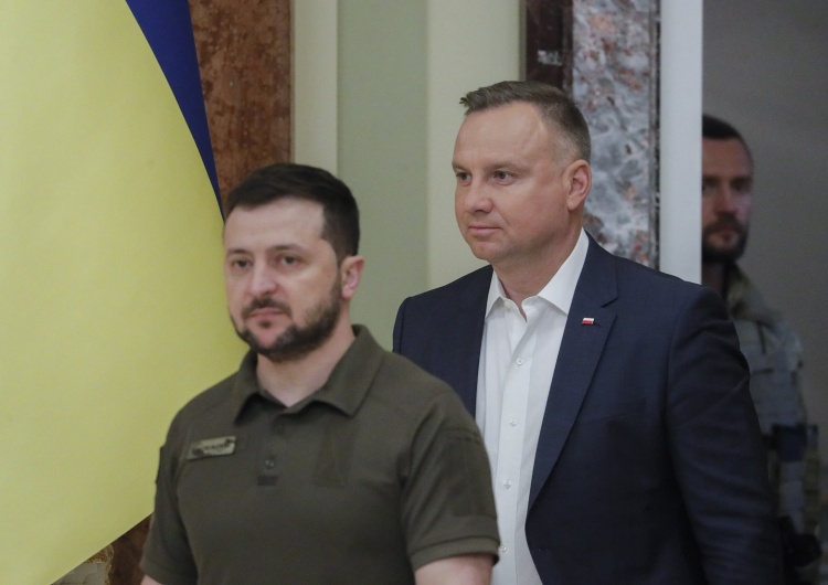 Kijów zaatakowany podczas wizyty prezydenta Dudy na Ukrainie