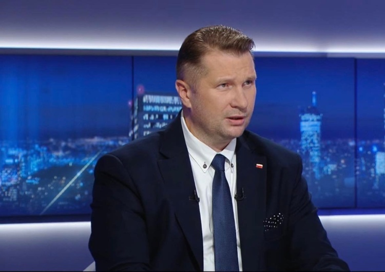 Minister Przemysław Czarnek Minister Czarnek do dziennikarza TVN24: