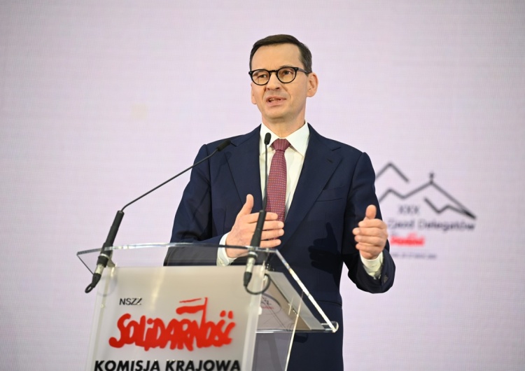  Premier Morawiecki: Idea Solidarności pięknie znajduje ujście w tym, co robimy dla narodu ukraińskiego