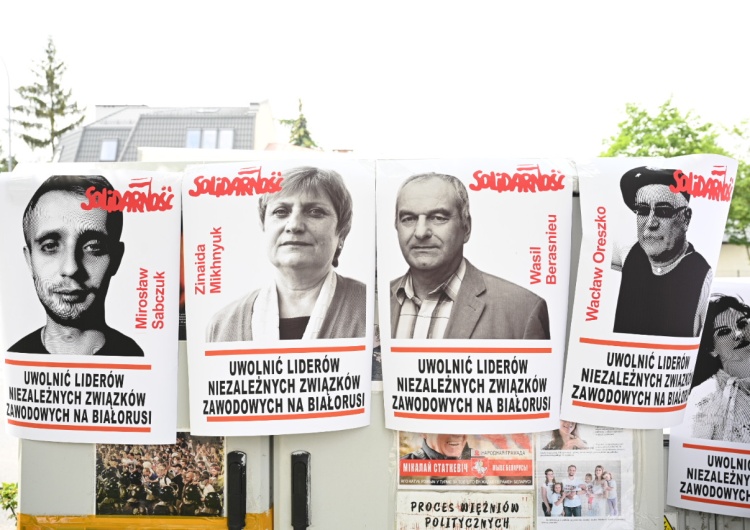 Solidarni z zatrzymanymi związkowcami. Pikieta NSZZ