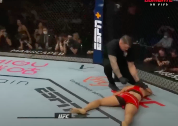  [WIDEO] Potworny nokaut. Jędrzejczyk runęła na ziemię. To koniec kariery polskiej zawodniczki 