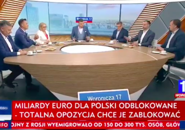  [WIDEO] „Człowieku, co ty wygadujesz?!” Dzika awantura na antenie TVP Info