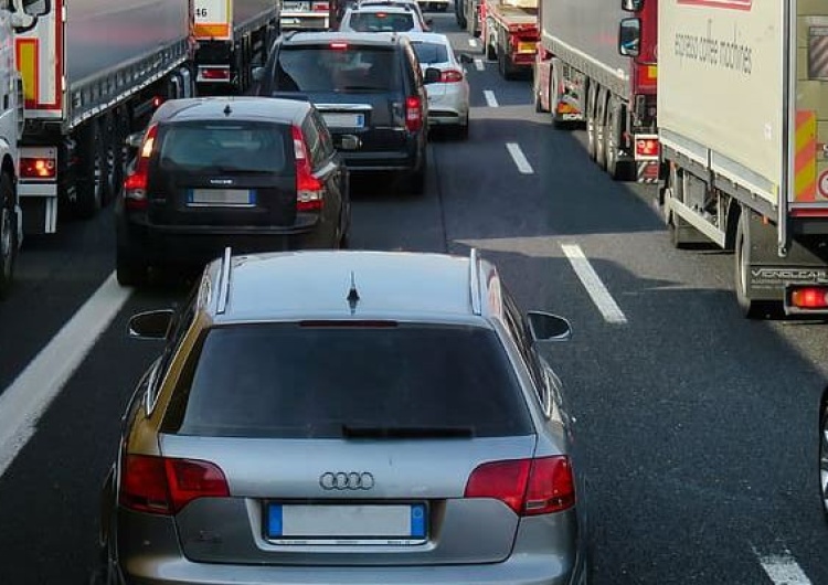  Karambol na autostradzie A4 pod Wrocławiem. Korek ma już 7 km długości