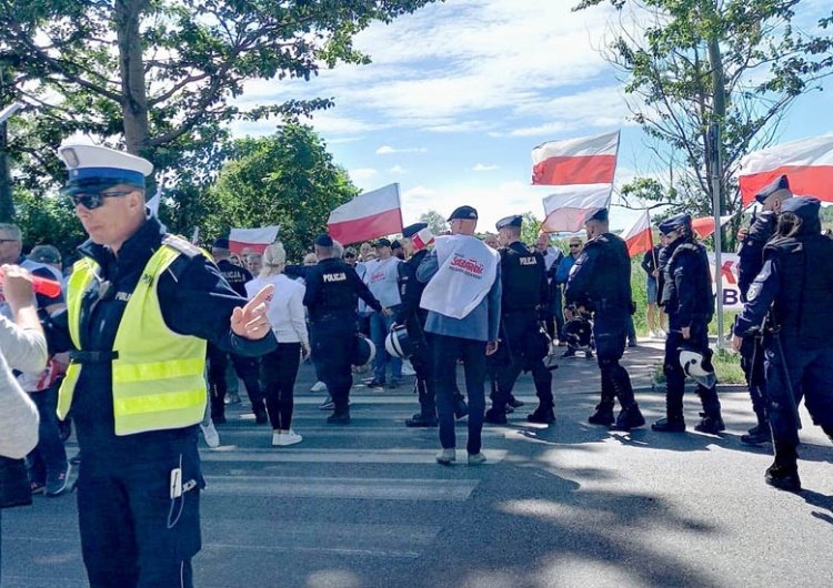 Protest we Władysławowie