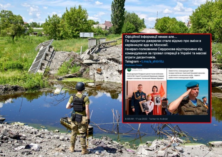 Odwołano ważnego rosyjskiego dowódcę? Nieoficjalne informacje