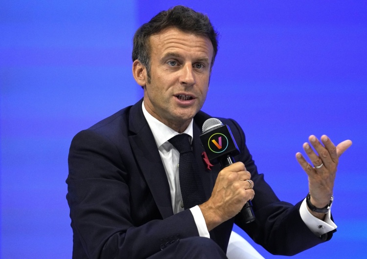 Prezydent Francji Emmanuel Macron Macron po wizycie w Kijowie: