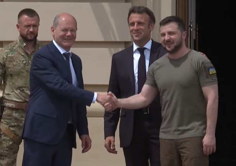 „Mamy niestety takie informacje”. Wiceszef MSZ o przyczynach wizyty Macrona, Scholza i Draghiego w Kijowie