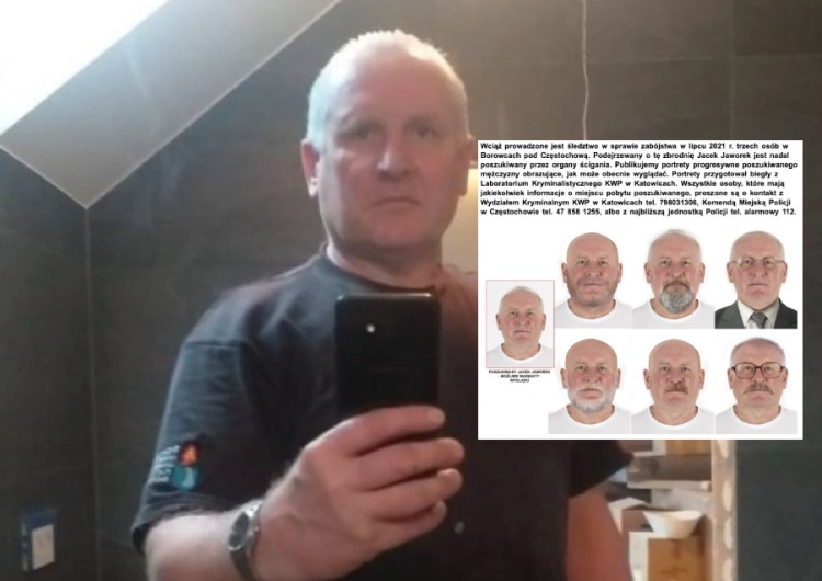 Jaworek zapadł się pod ziemię po tym, jak zamordował brata i jego rodzinę. Policja wskazuje jak może teraz wyglądać