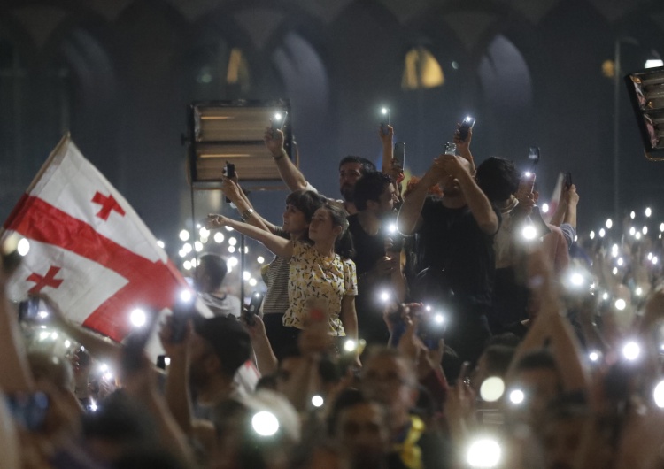Protesty w Tbilisi