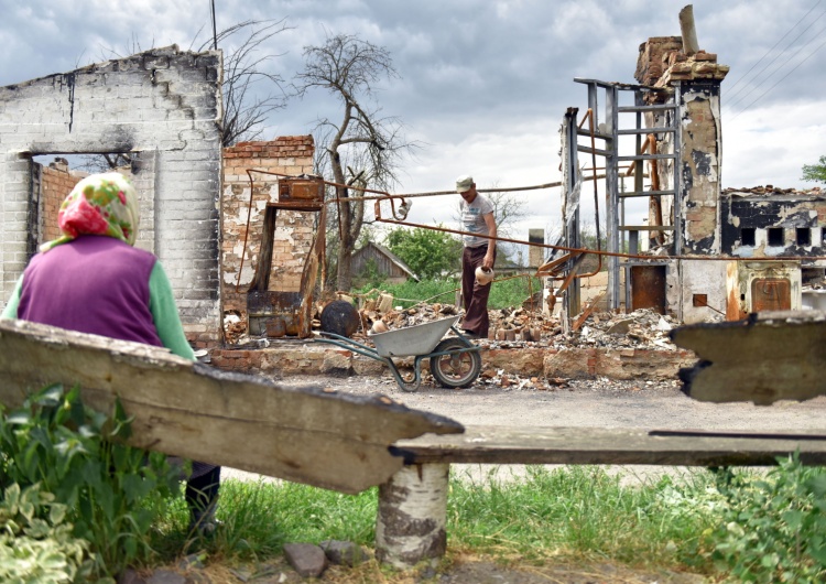 Zniszczenia dokonane przez armię rosyjską na Ukrainie 