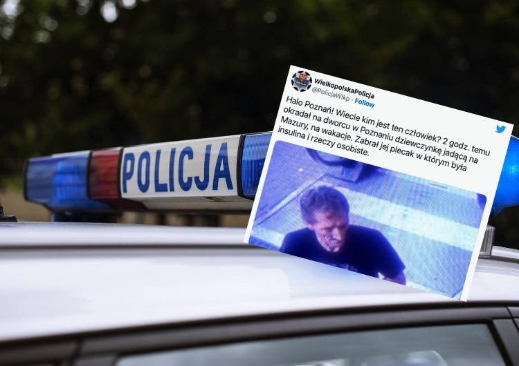 Rozpoznajesz go? „Zabrał dziewczynce plecak, w którym była insulina”. Policja prosi o pomoc