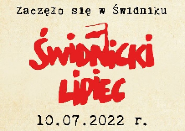  Zaproszenie na obchody Świdnickiego Lipca