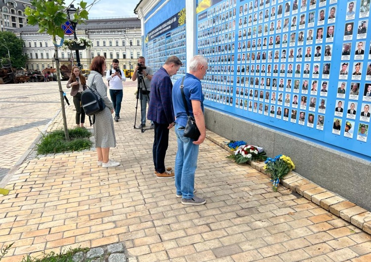 Piotr Duda na Ukrainie. Chwała Bohaterom