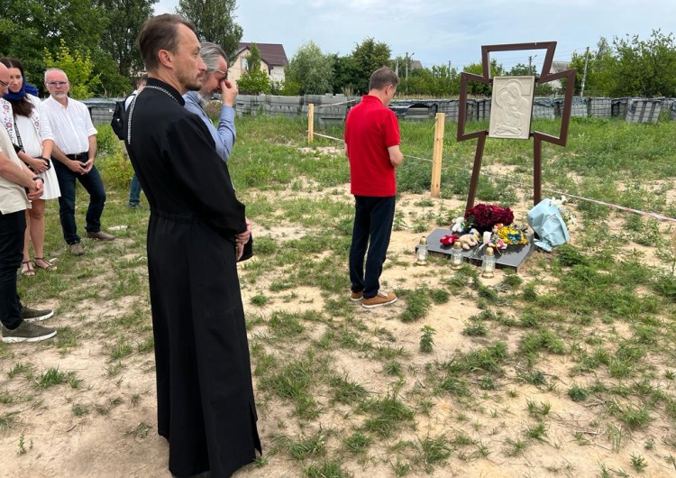 Piotr Duda na Ukrainie. Zbrodnie w Buczy odczuwamy osobiście
